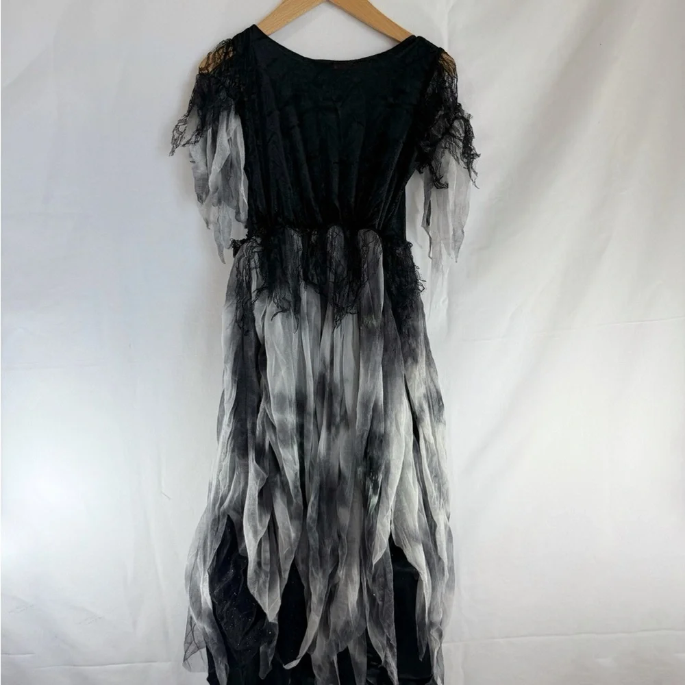 Spirit Cemetery Bride Child Costume with Veil